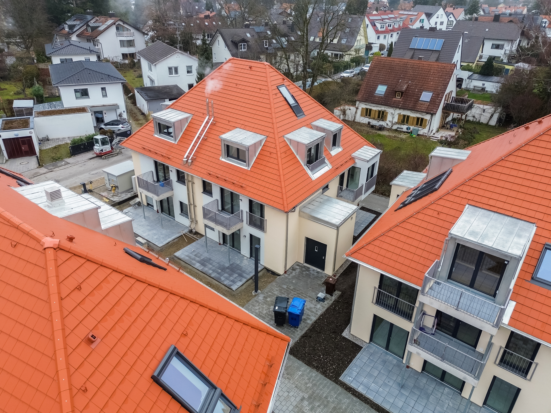 Hausansicht l Aktueller Baufortschritt