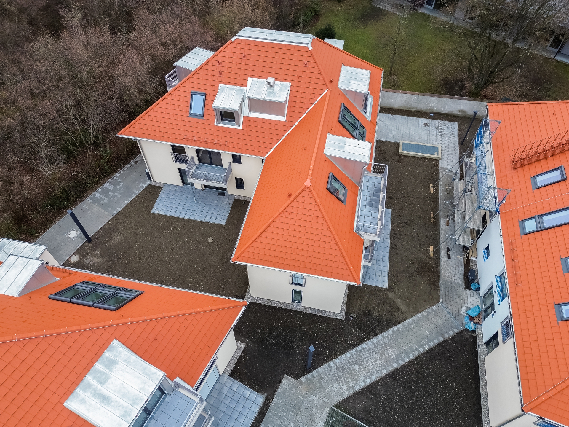 Hausansicht l Aktueller Baufortschritt