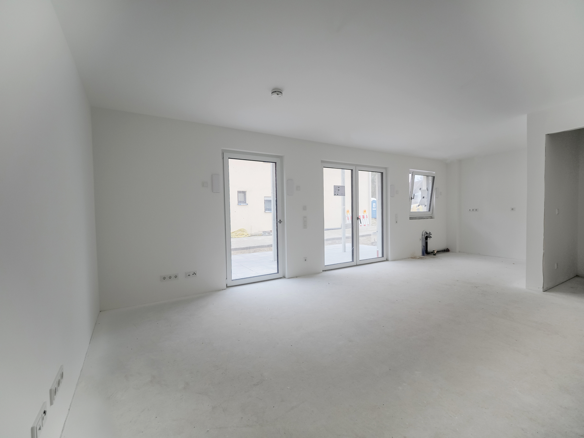 Wohn-/Esszimmer l Aktueller Baufortschritt