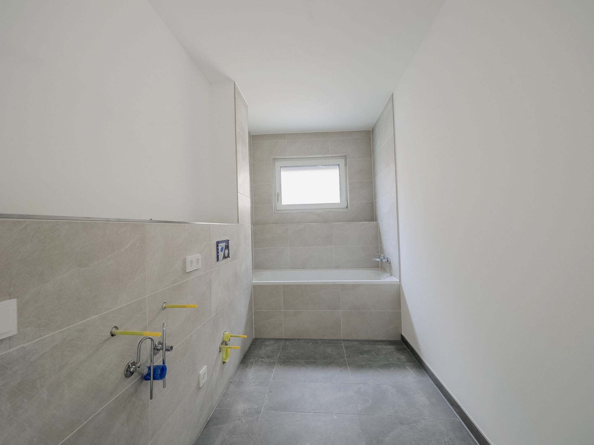 Badezimmer l Aktueller Baufortschritt