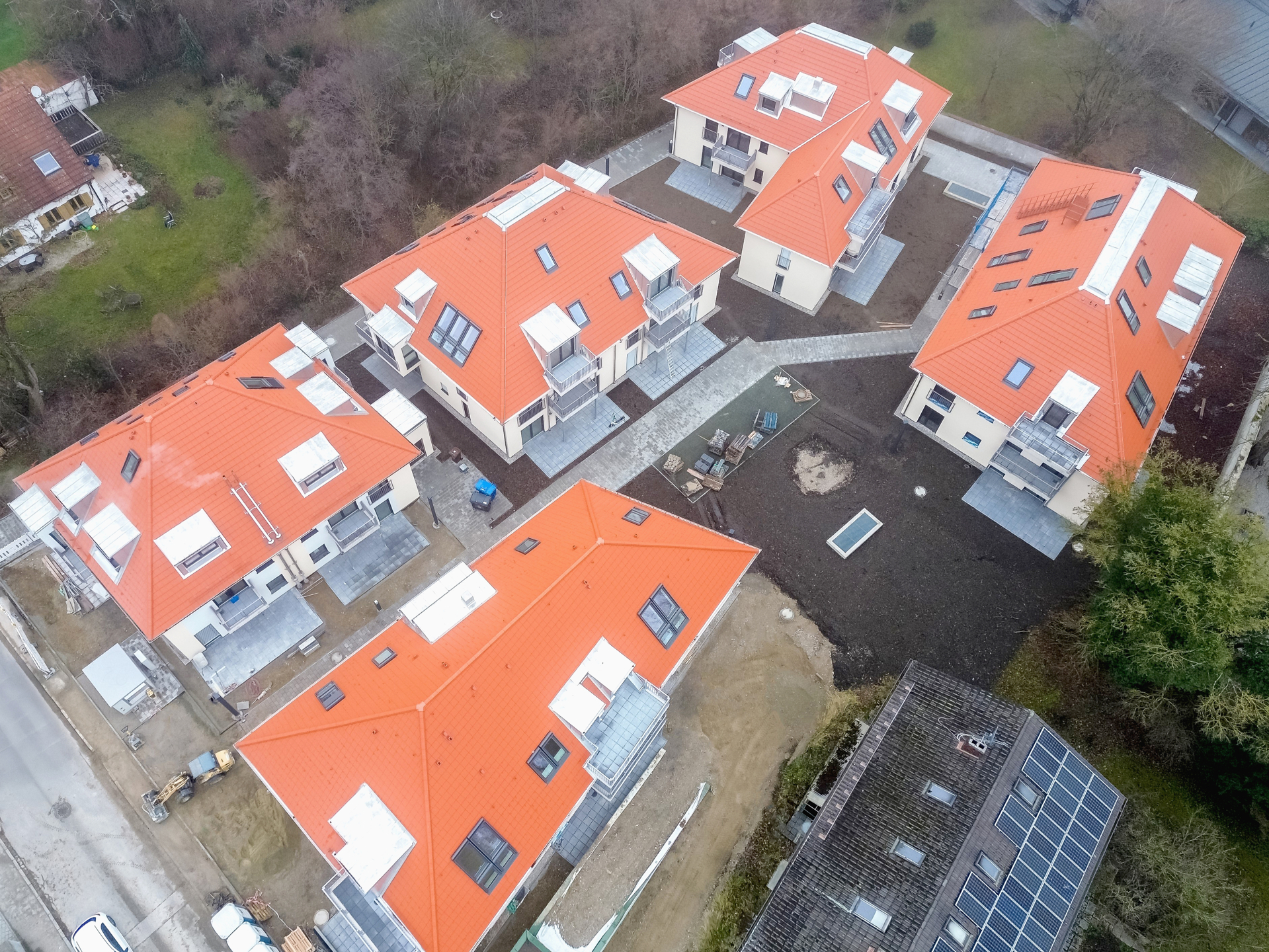 Ansicht Wohnanlage l Aktueller Baufortschritt