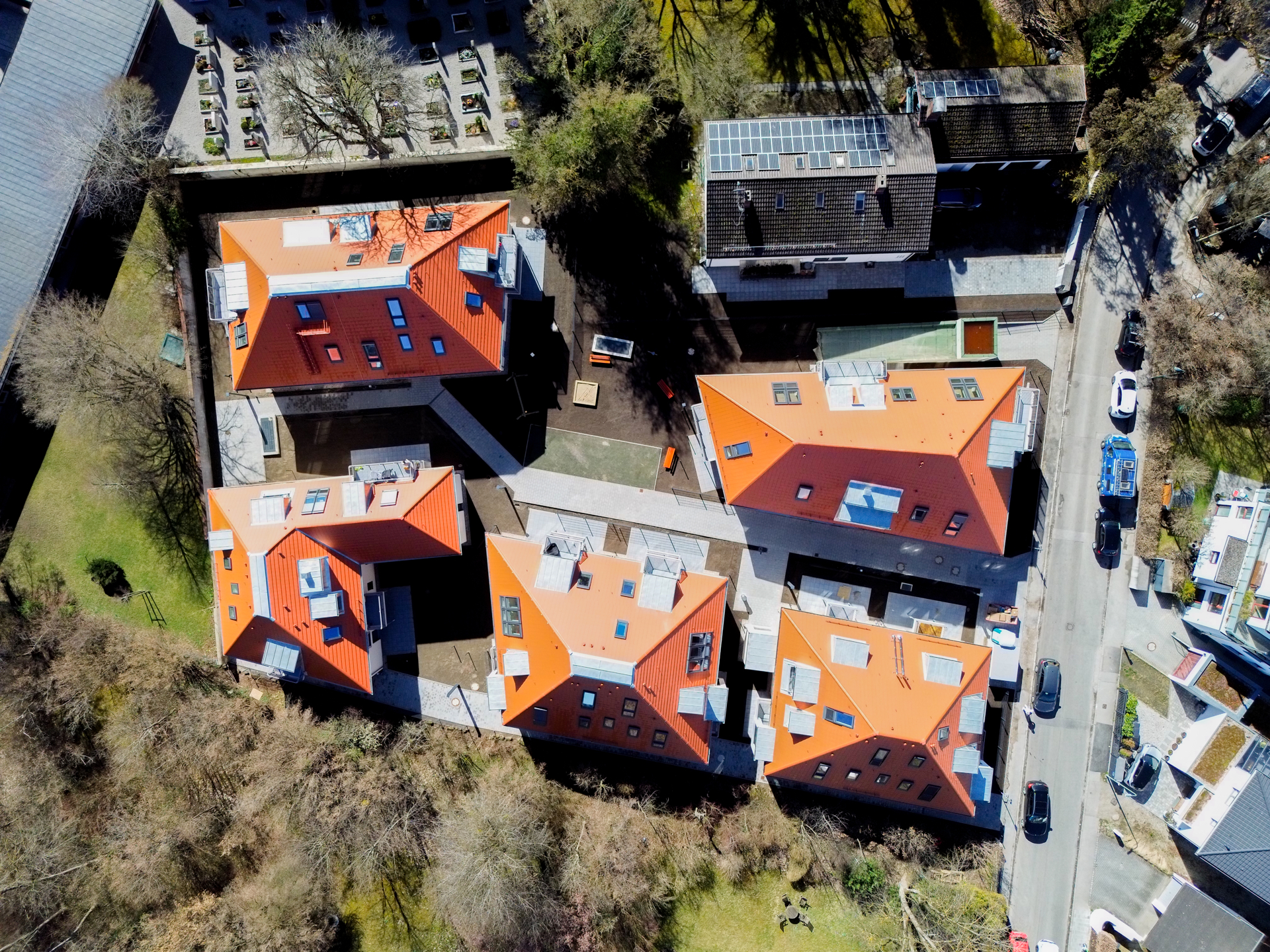 Wohnanlage l Draufsicht