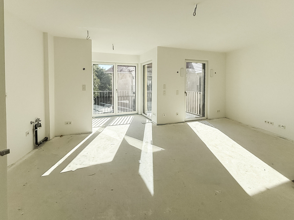 Eindruck I Wohnraum aktueller Baufortschritt