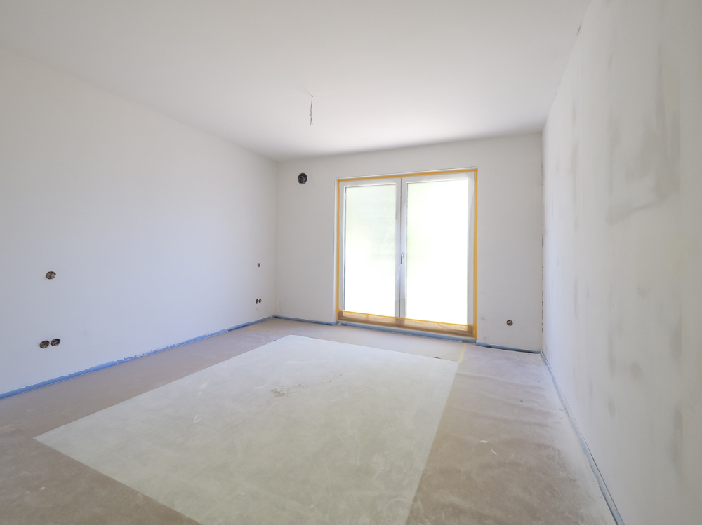 Schlafzimmer Musterwohnung l Aktueller Baufortschritt