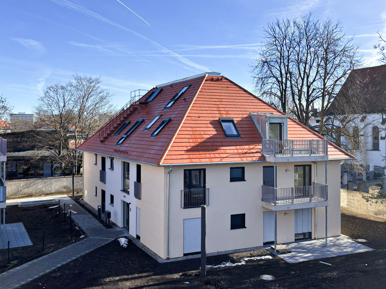 Hausansicht l Aktueller Baufortschritt