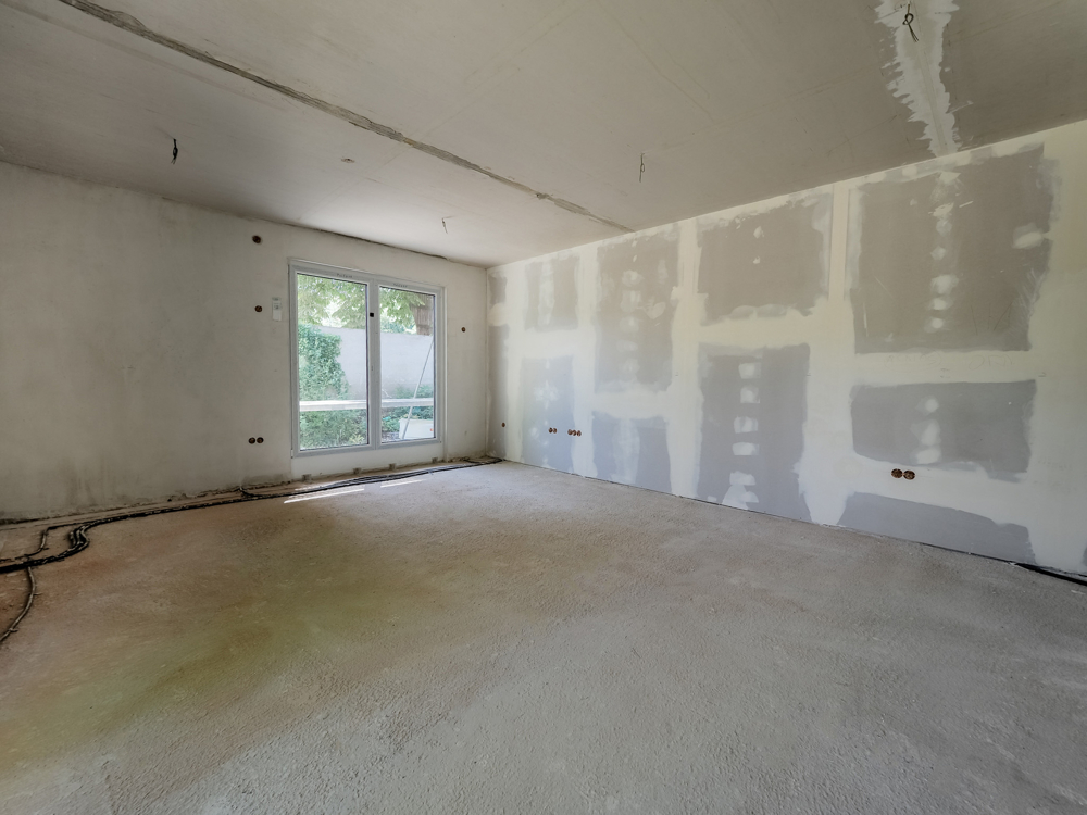 Wohn-/Esszimmer l Aktueller Baufortschritt