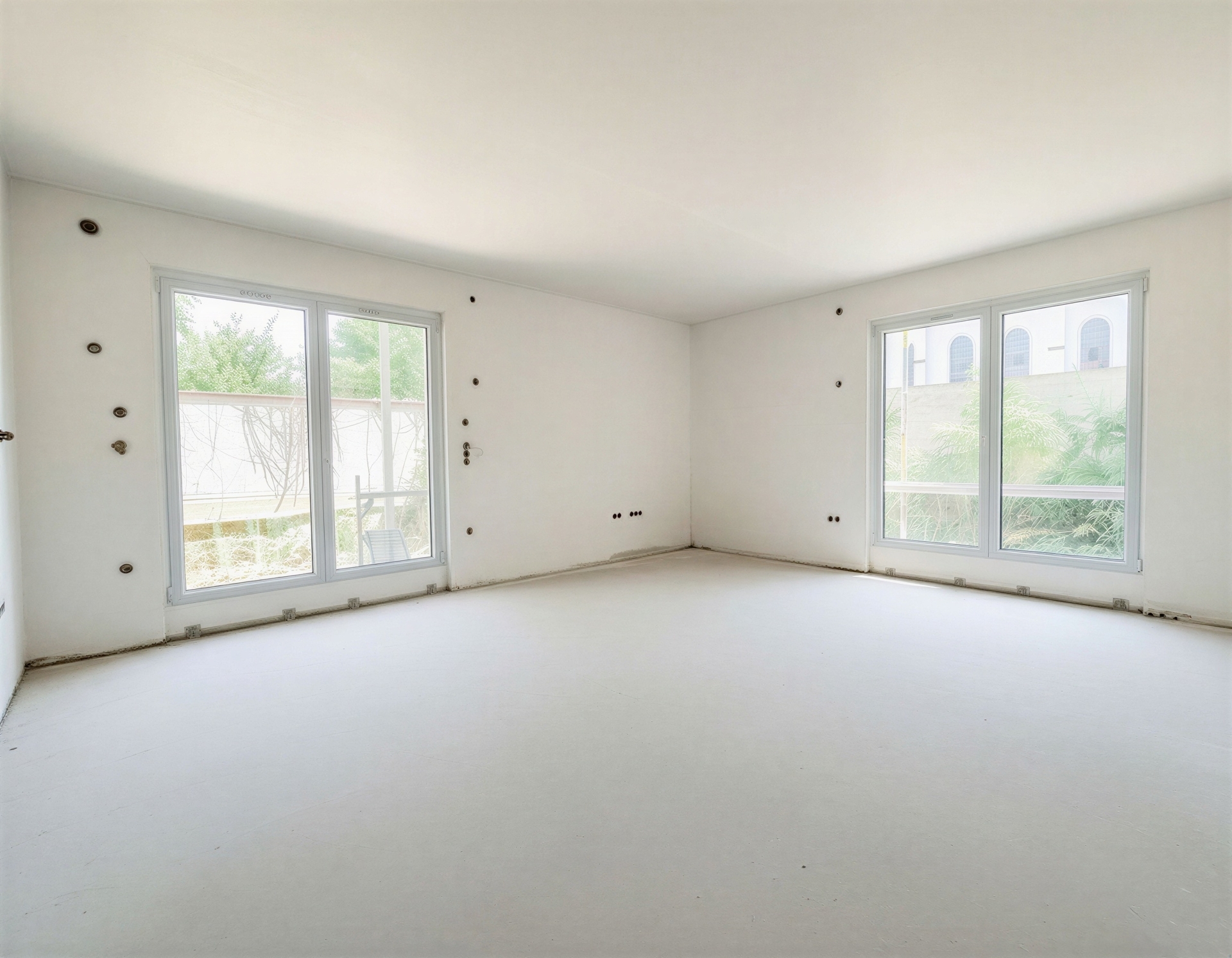 Wohn-/Esszimmer l Aktueller Baufortschritt l KI-optimiert