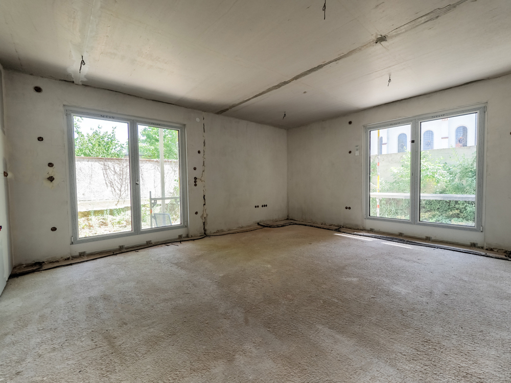 Wohn-/Esszimmer l Aktueller Baufortschritt