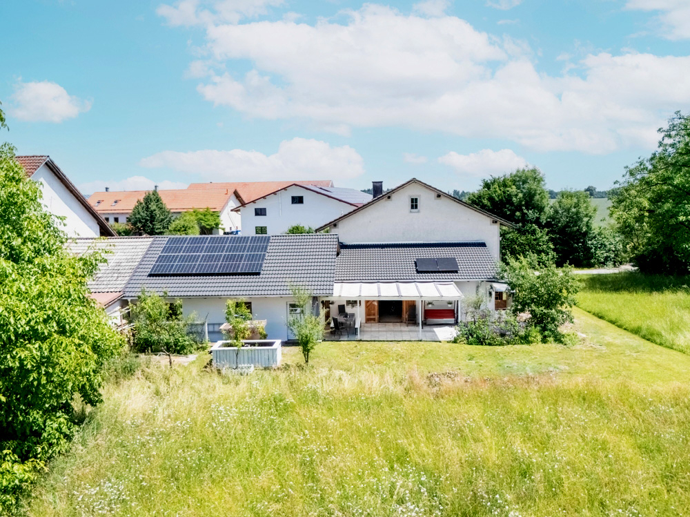 Garten-/Hausansicht
