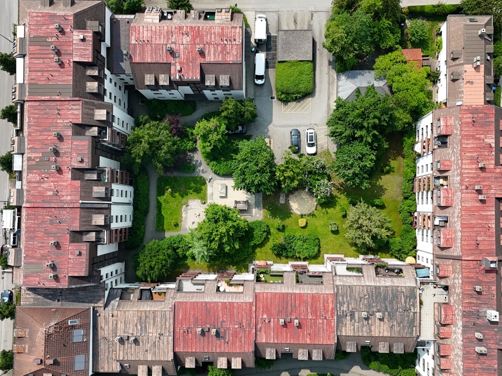 Draufsicht l Wohnanlage