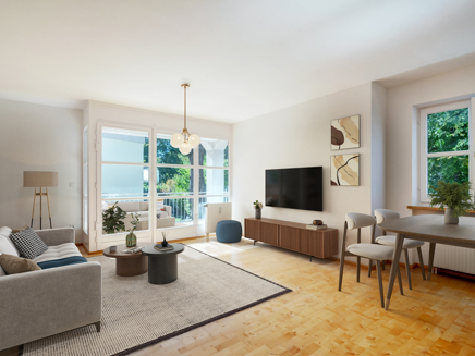 Visualisierung Wohn-/Esszimmer