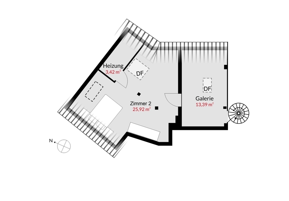 Grundriss l Ebene 2