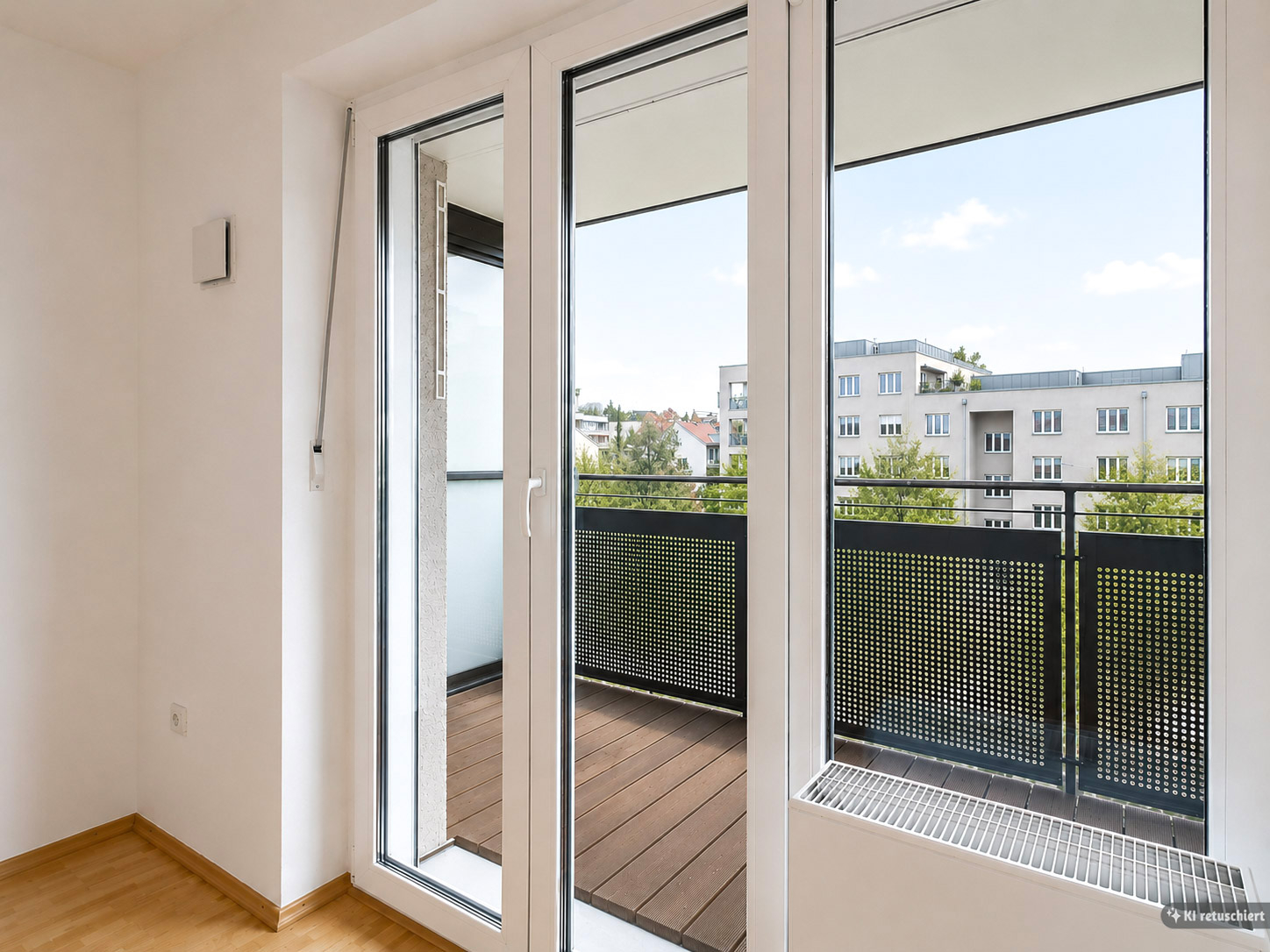 Beispiel Blick zur Südloggia l KI retuschiert