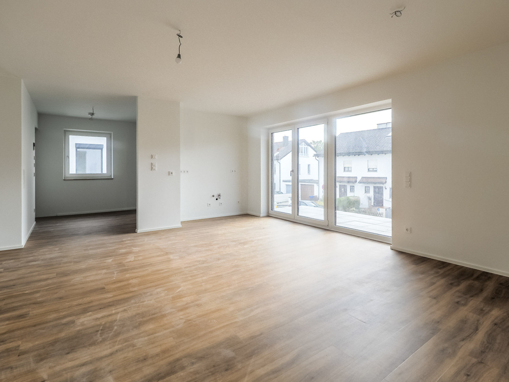 Wohn-/Esszimmer I Aufnahmen aus der Bauphase