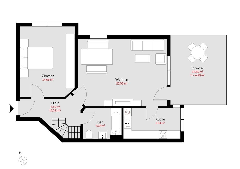 Grundriss EG