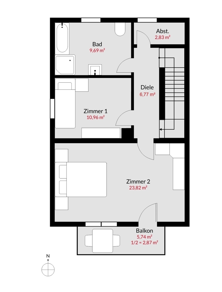 Grundriss OG