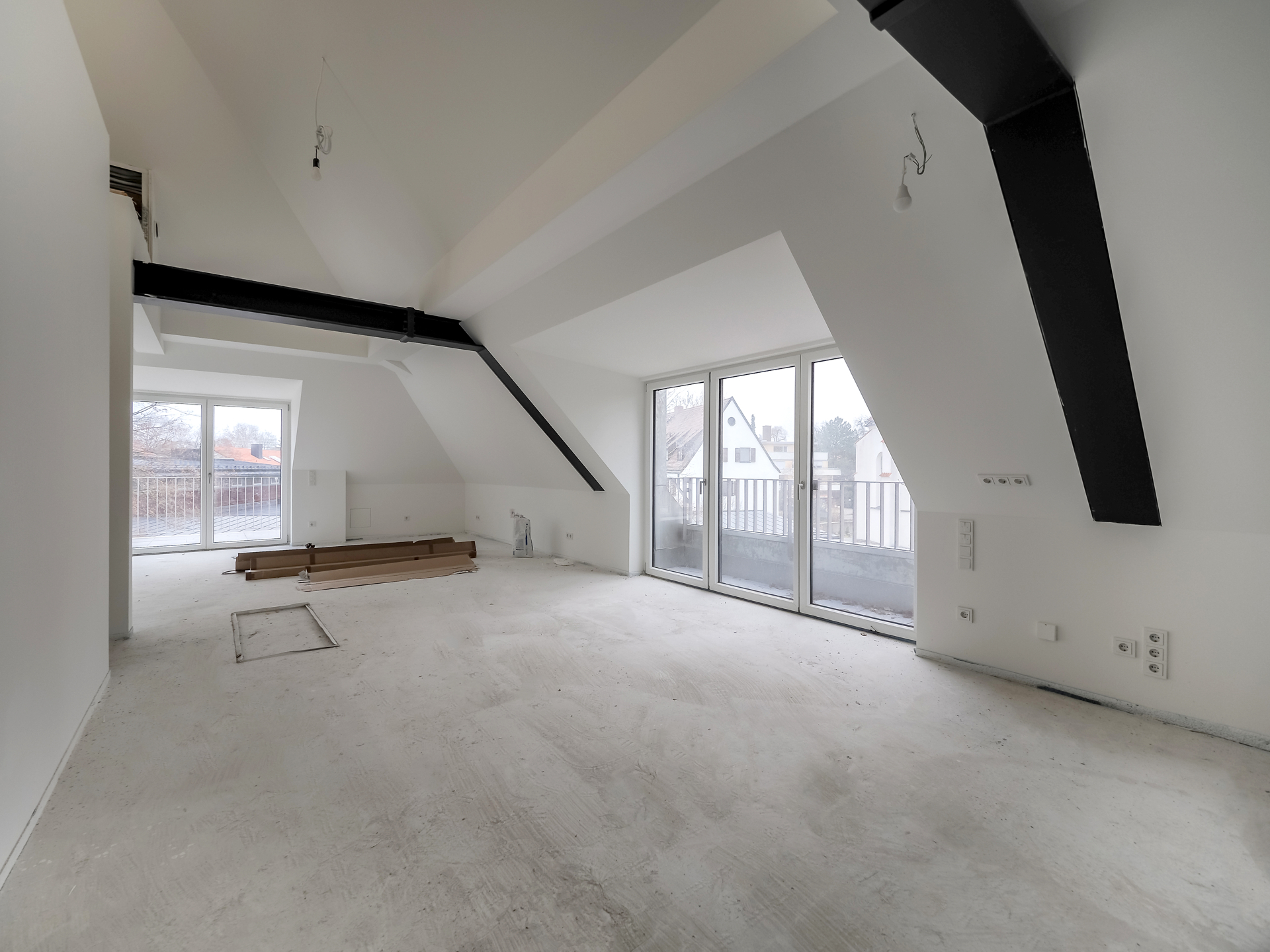 Wohn-/Esszimmer l Aktueller Baufortschritt