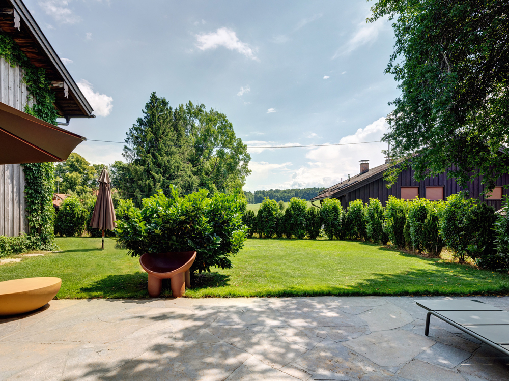Terrasse und Garten