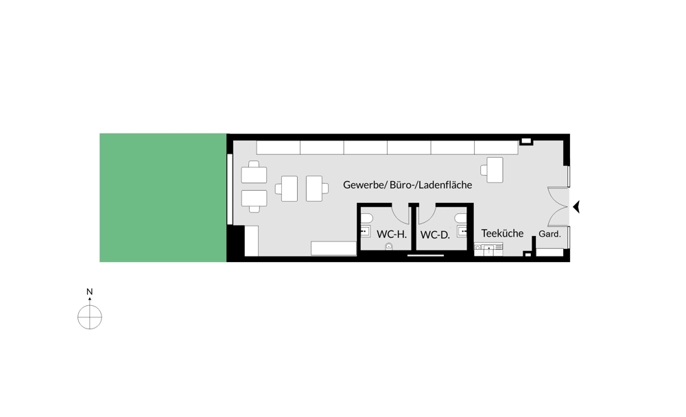 Gewerbeeinheit l Vorschlag Variante 1
