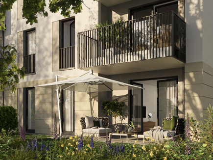 Visualisierung I Gartenterrasse