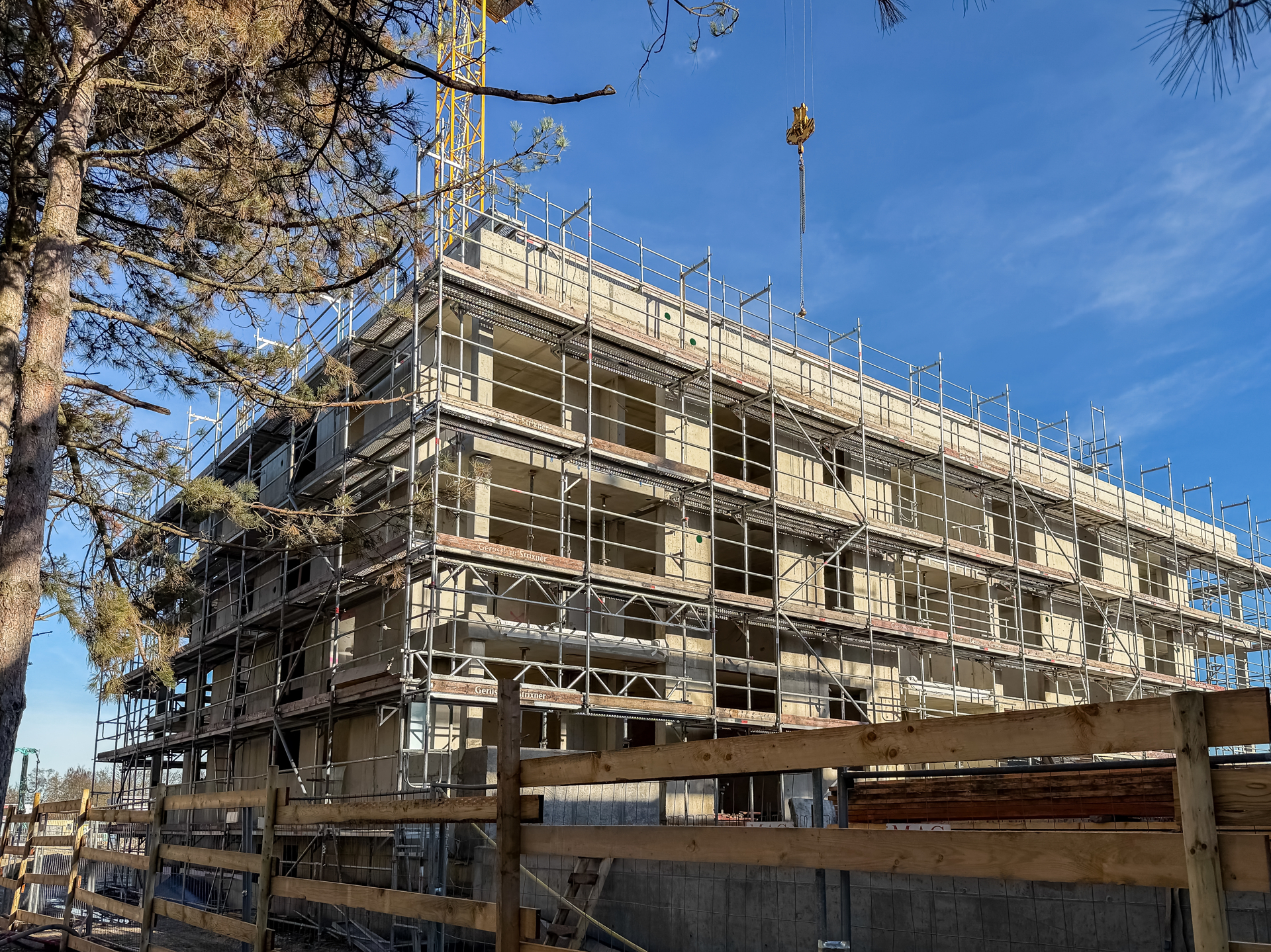 Hausansicht l Aktueller Baufortschritt