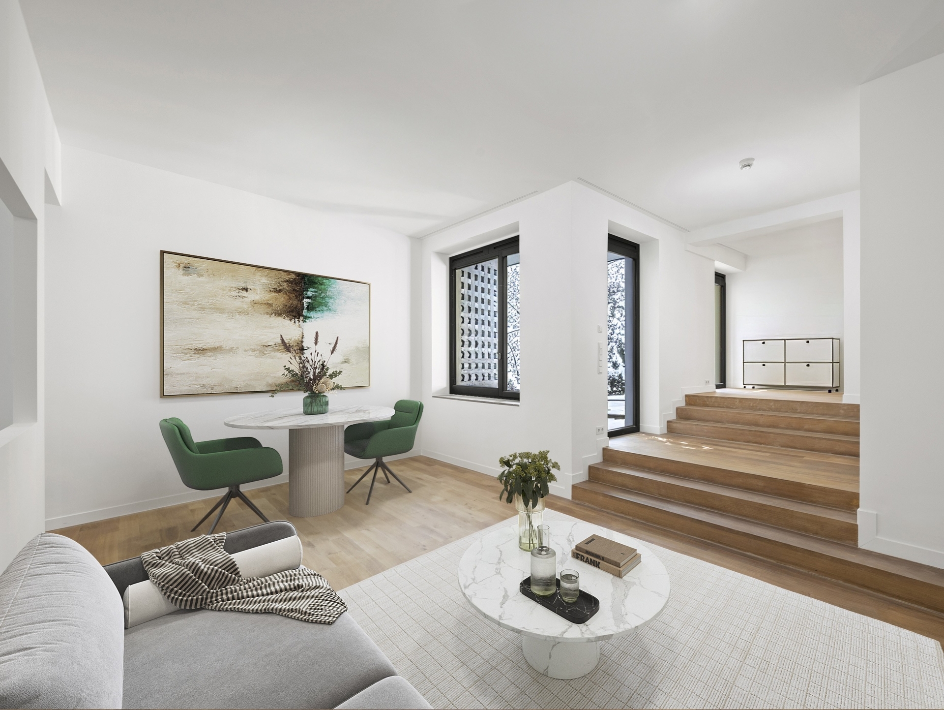 Visualisierung Wohn-/Esszimmer