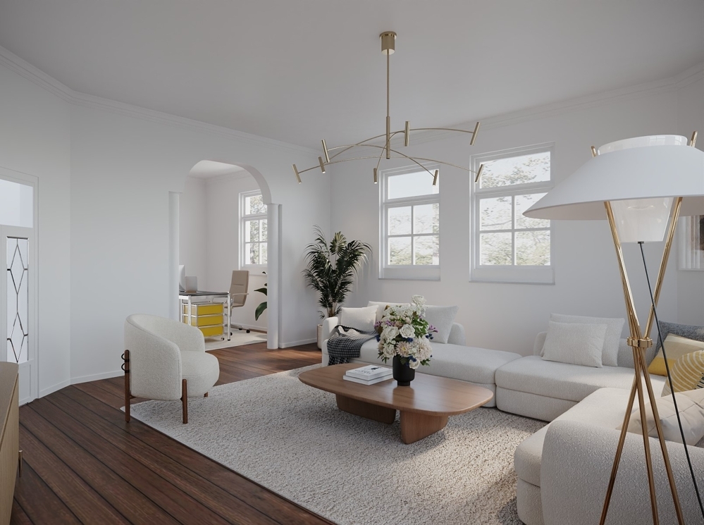 Visualisierung Wohnzimmer
