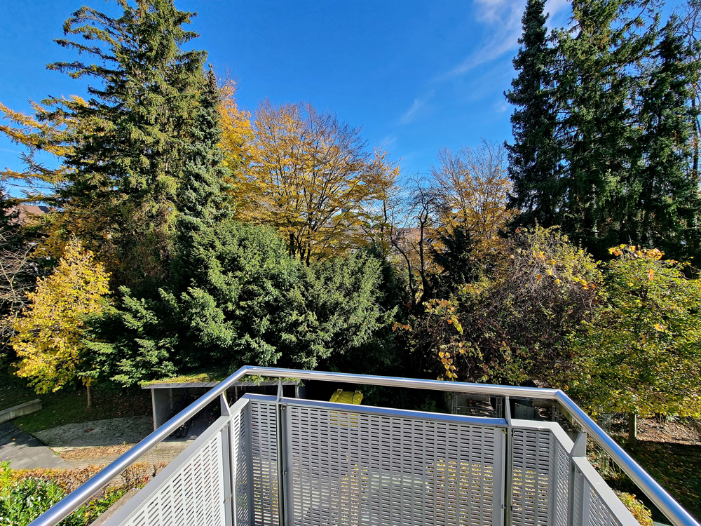 Ausblick l Ostbalkon Schlafzimmer