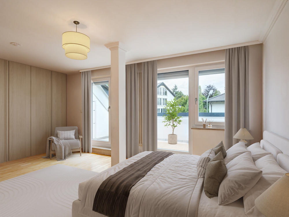 Visualisierung Schlafzimmer