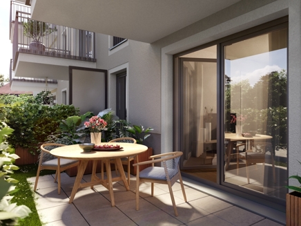 Visualisierung I Gartenwohnung 1. BA