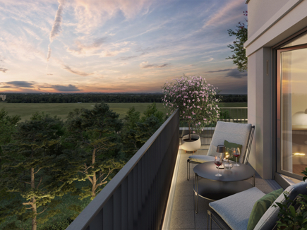 Visualisierung Dachterrasse