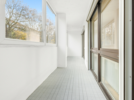 Verglaste Südloggia