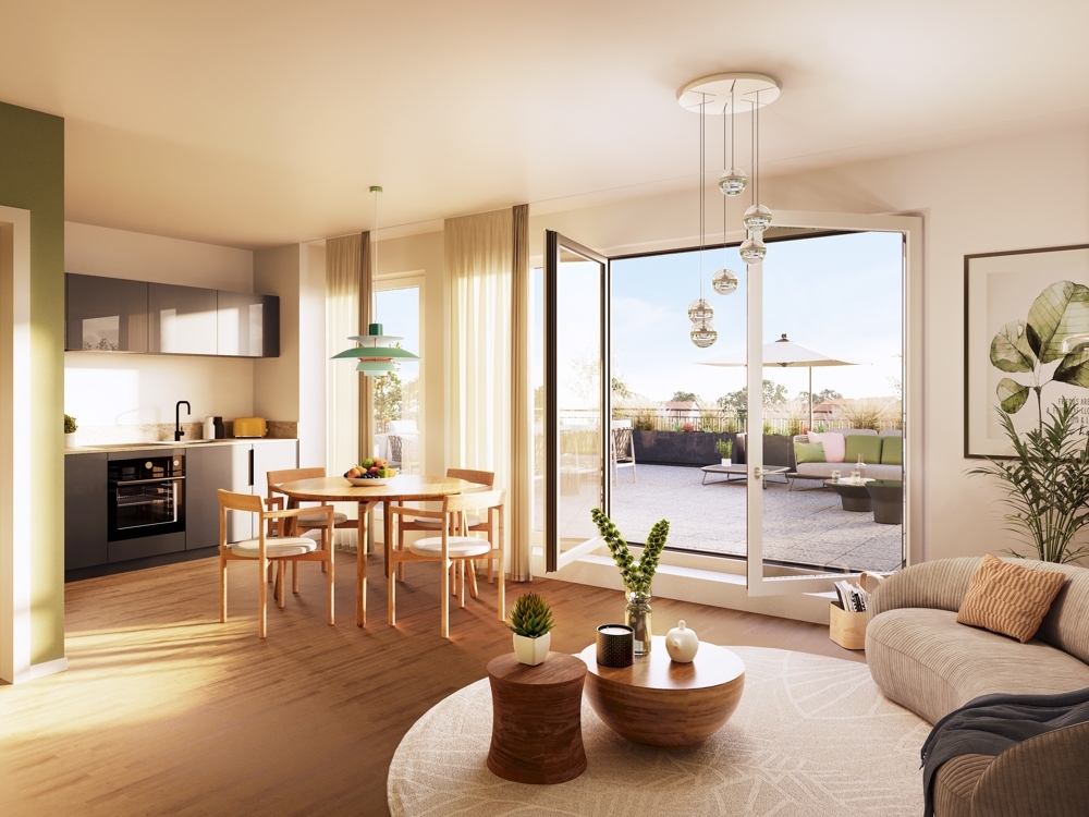 Visualisierung I Wohnung 1. BA