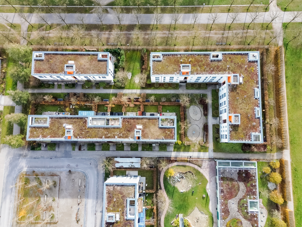 Draufsicht Wohnanlage