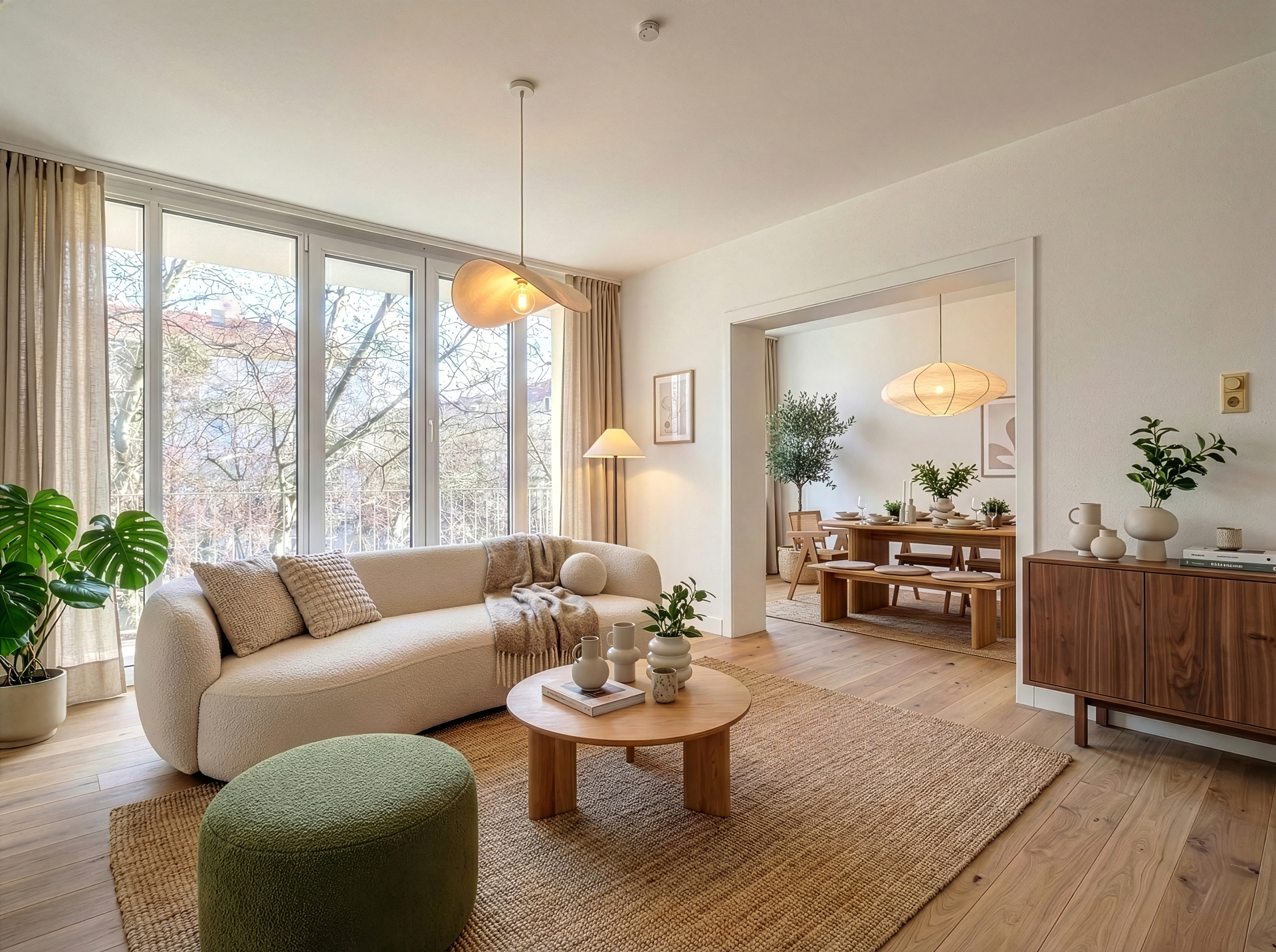 Visualisierung Wohn-/Esszimmer