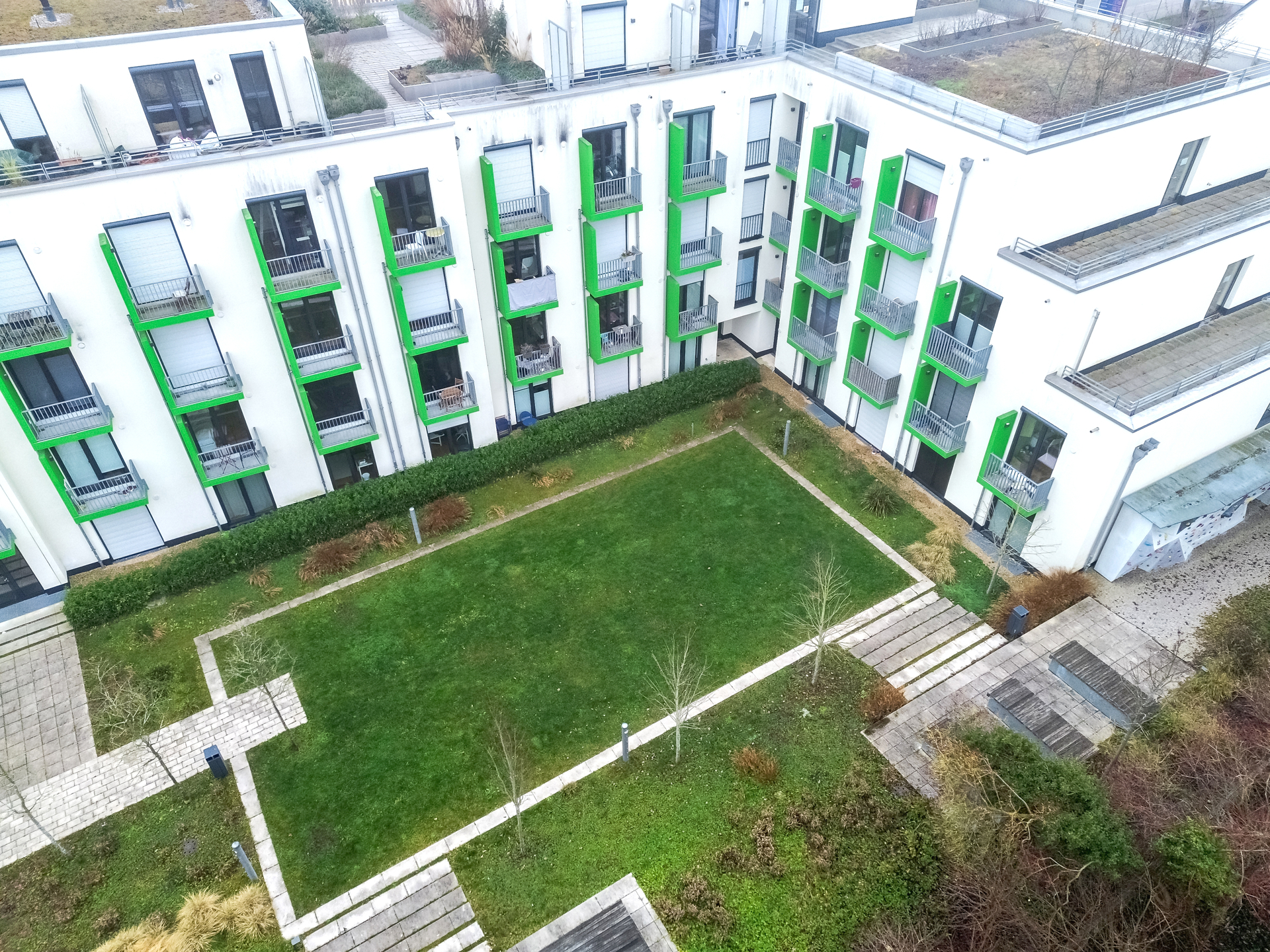 Hausansicht l Innenhof