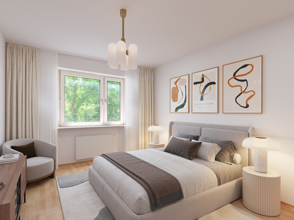 Visualisierung Schlafzimmer