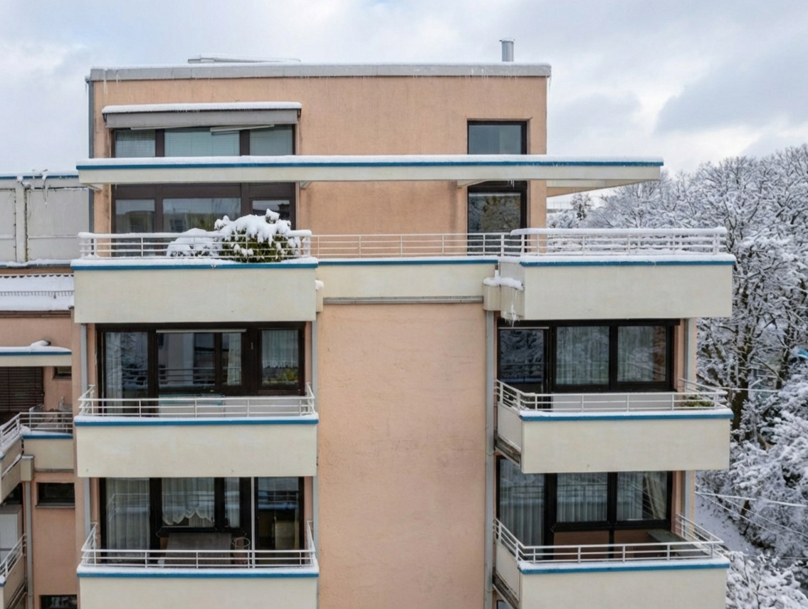 Hausansicht l Winterstimmung l KI generiert