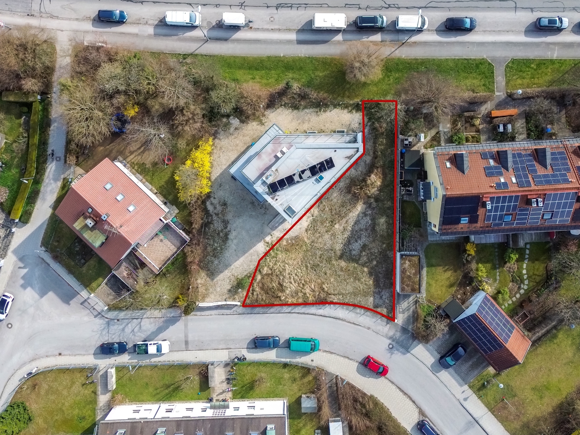 Draufsicht markiert l KI retuschiert