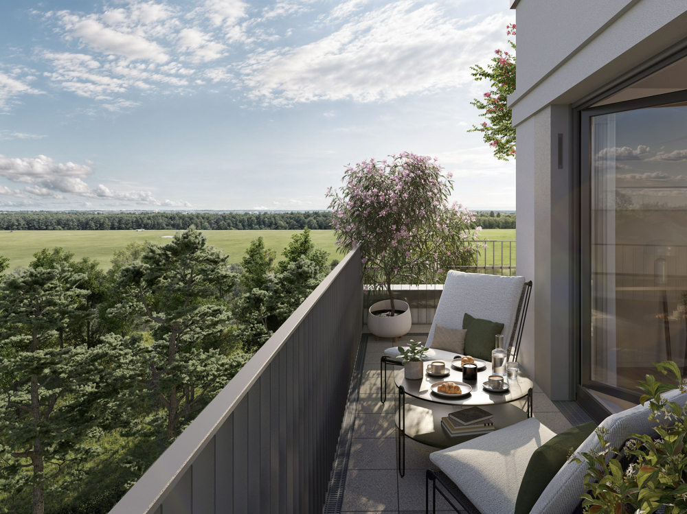 Visualisierung Balkon