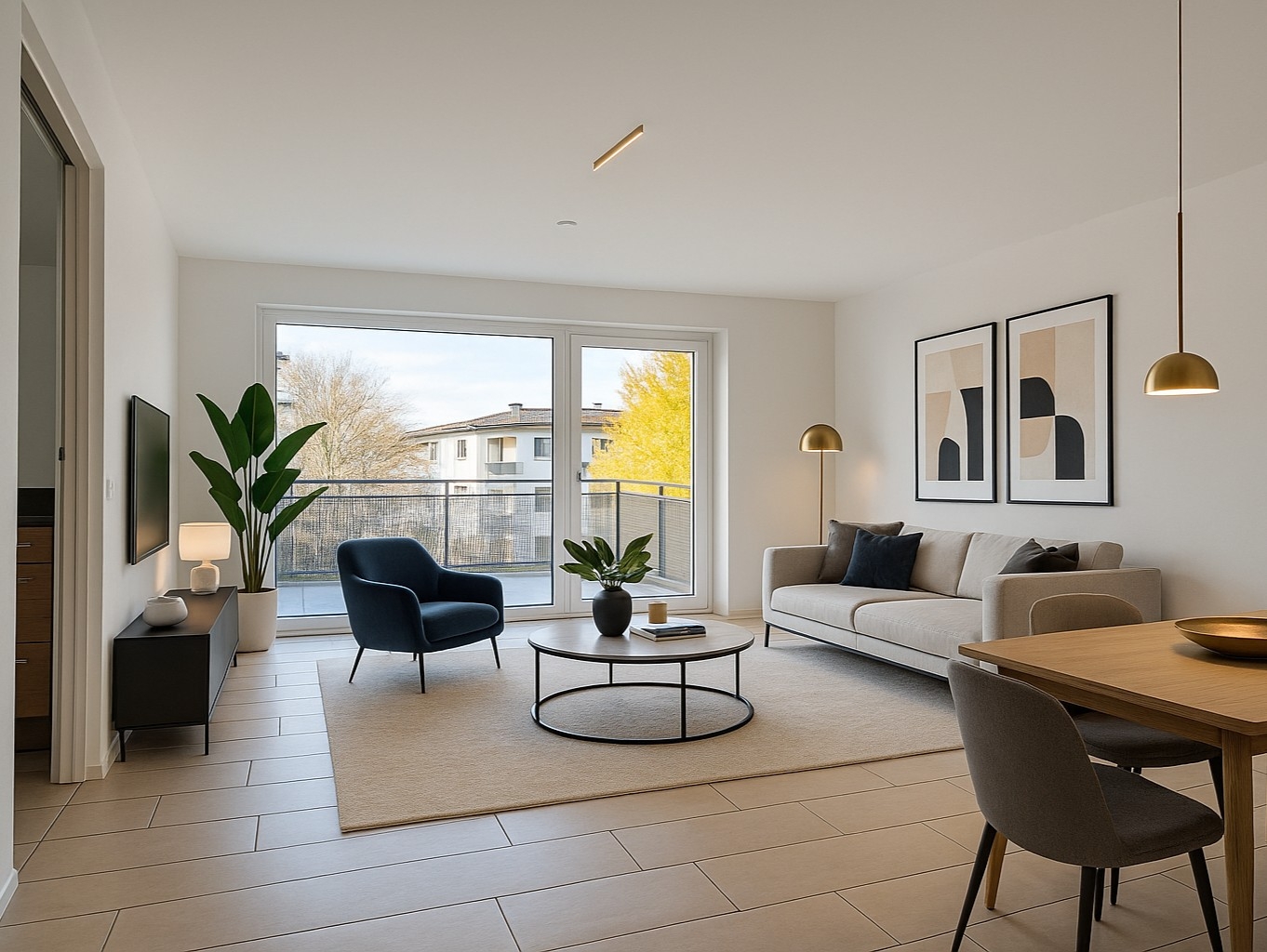 Visualisierung l Wohn-/Esszimmer