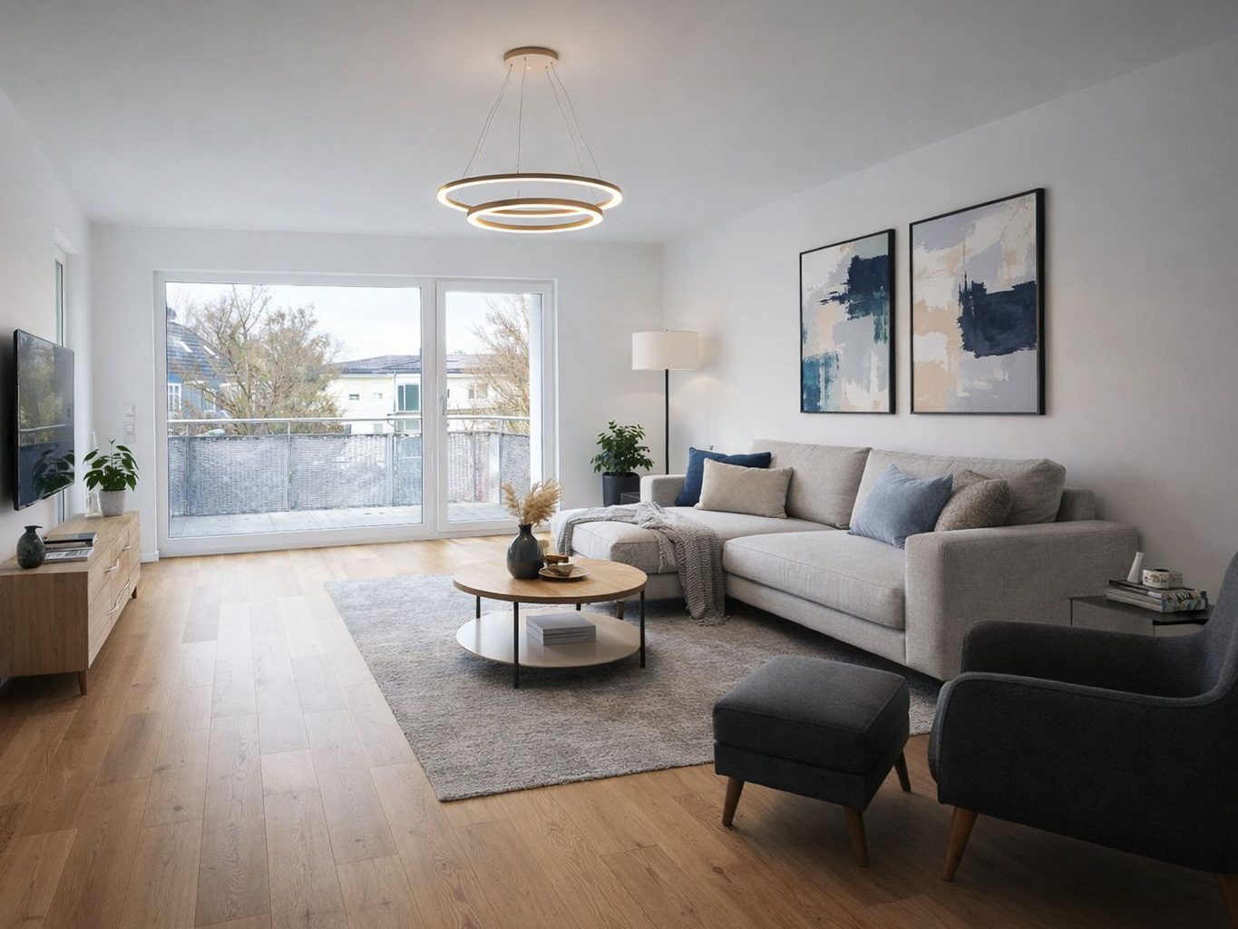 Visualisierung Wohn-/Esszimmer