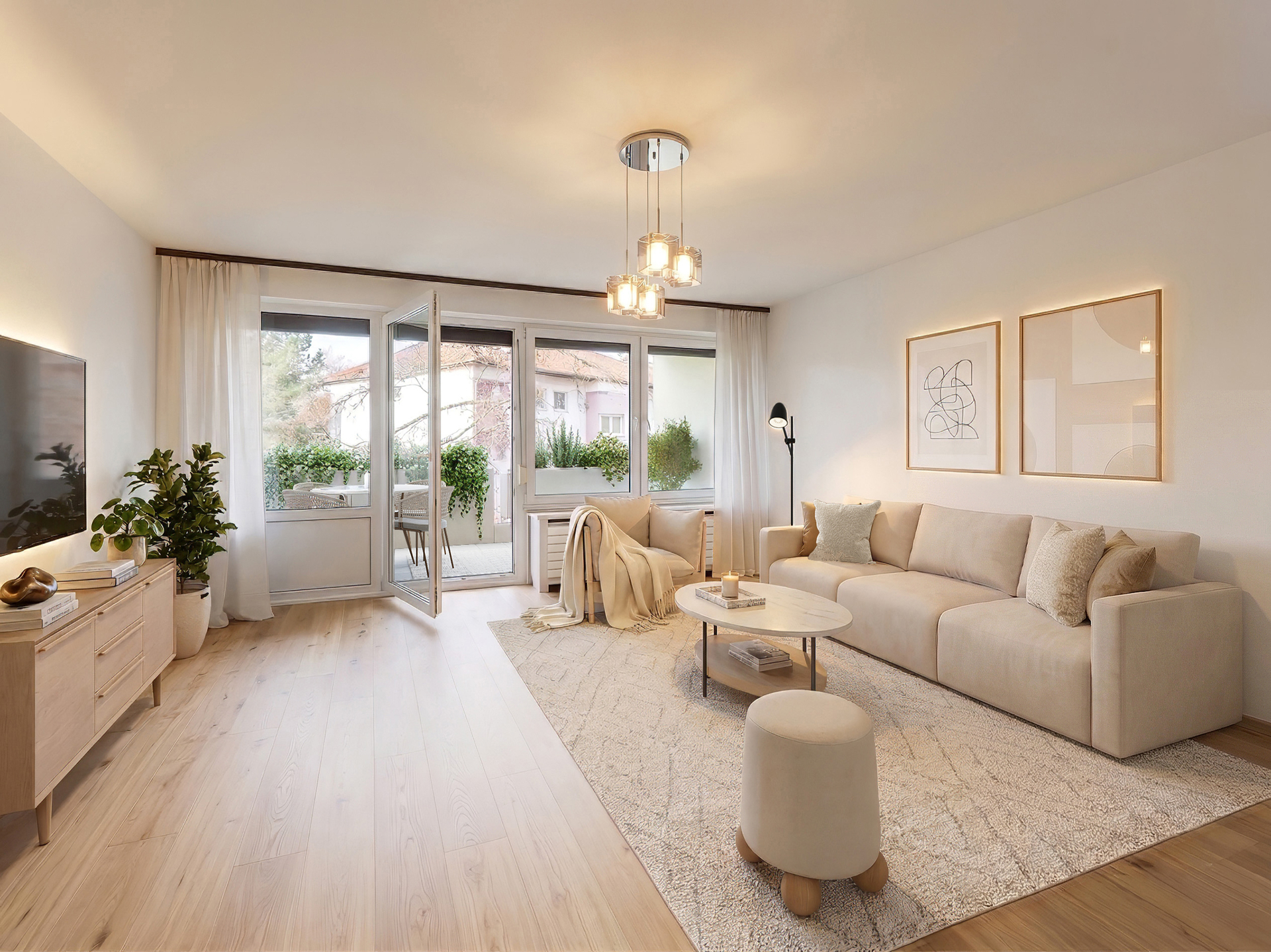 Visualisierung Wohnzimmer