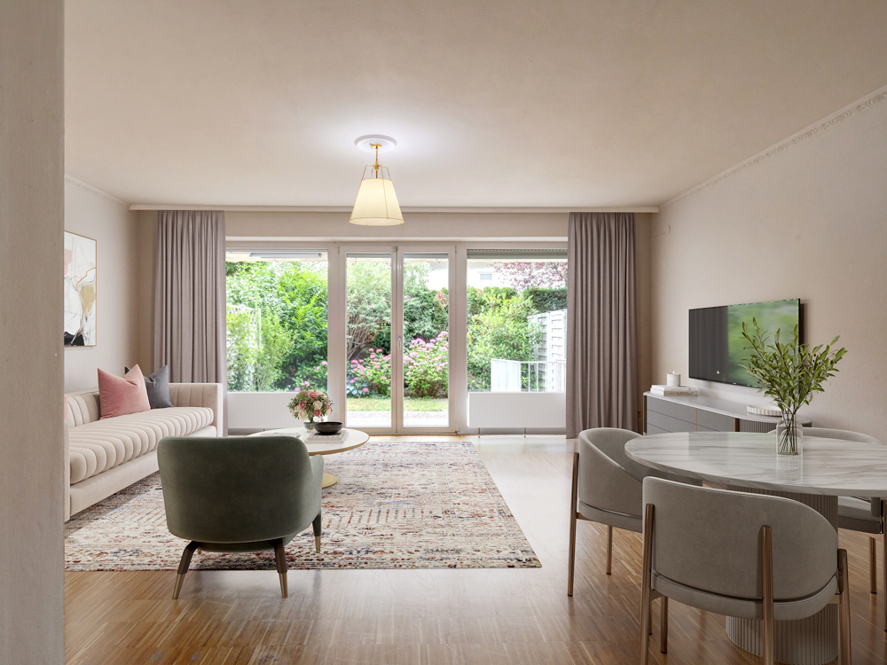 Visualisierung Wohnzimmer