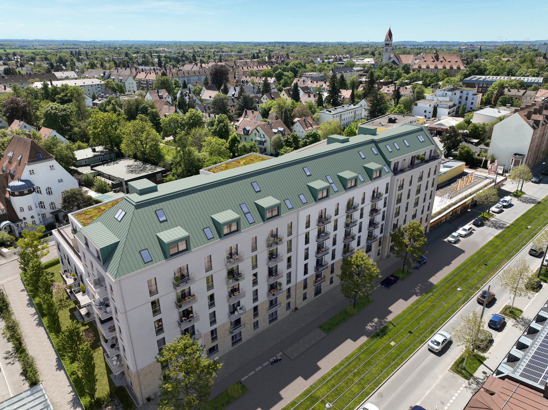 Visualisierung l Hausansicht & Umgebung