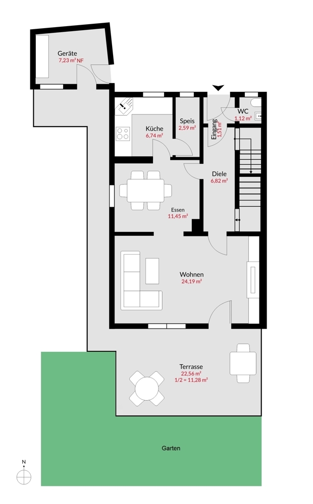 Grundriss EG