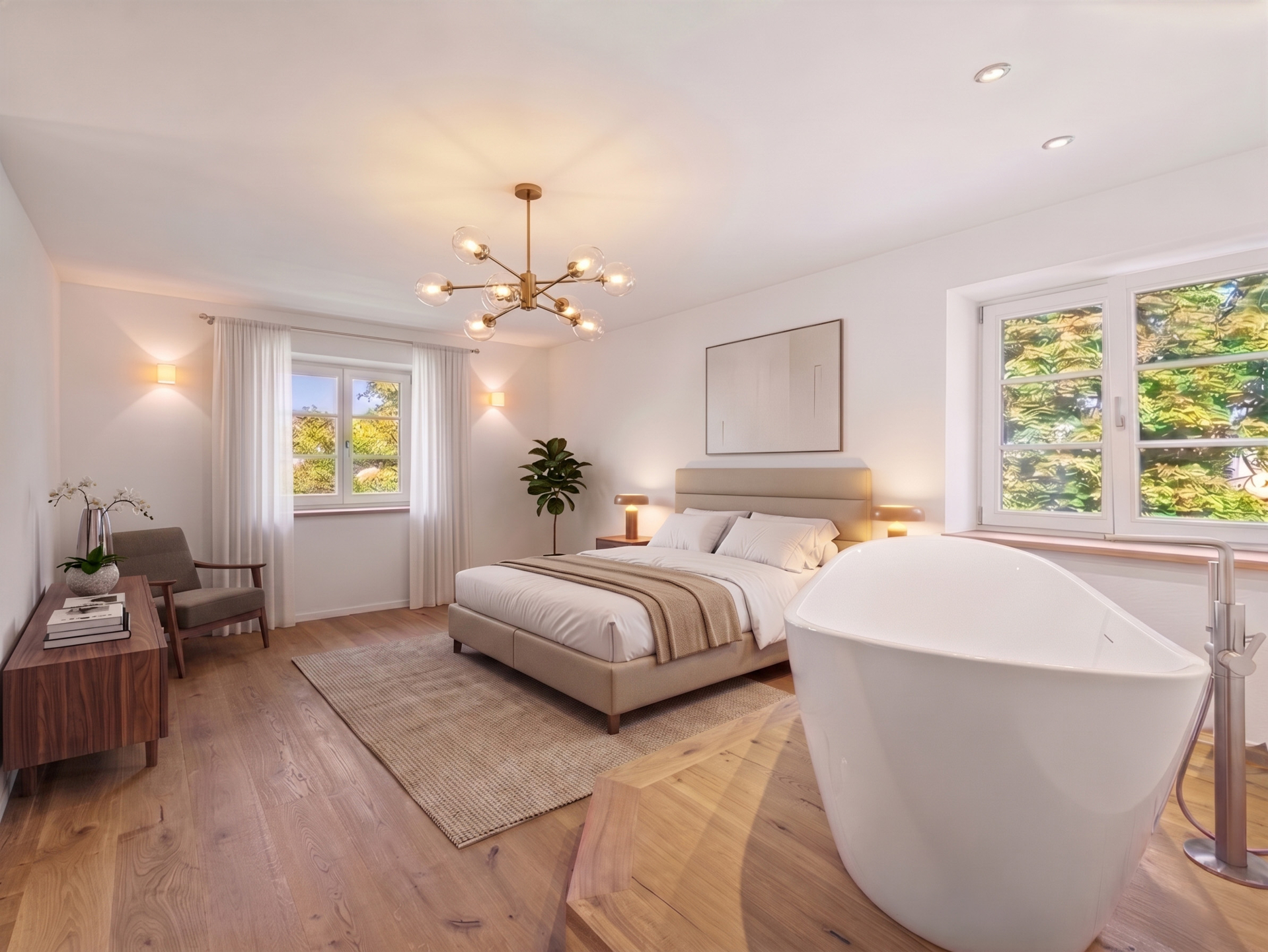Visualisierung Schlafzimmer