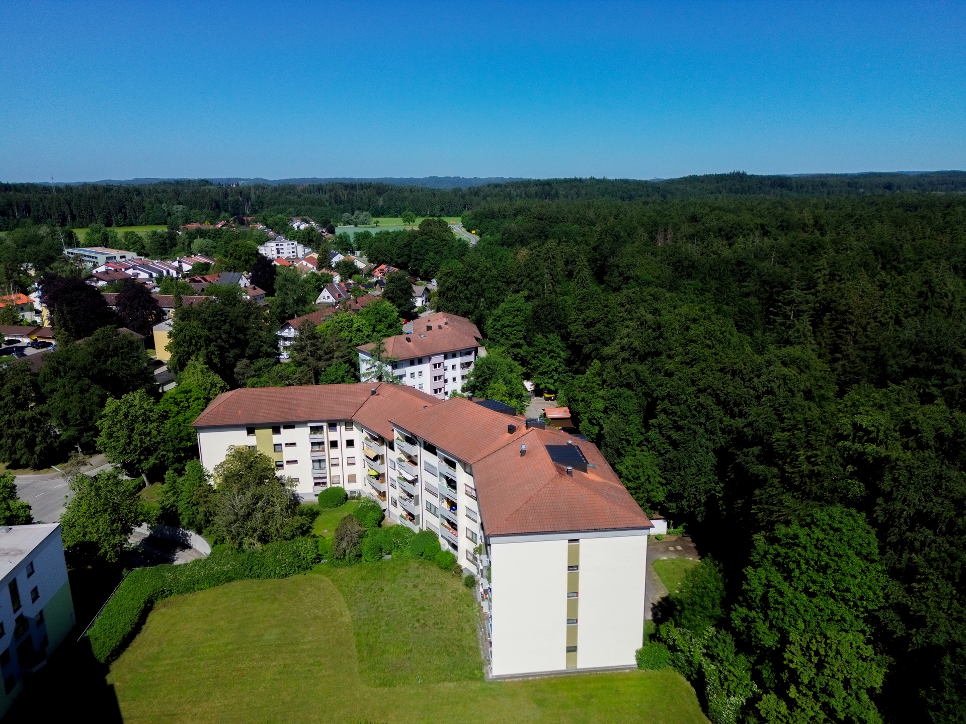 Ansicht Wohnanlage l Innenhof