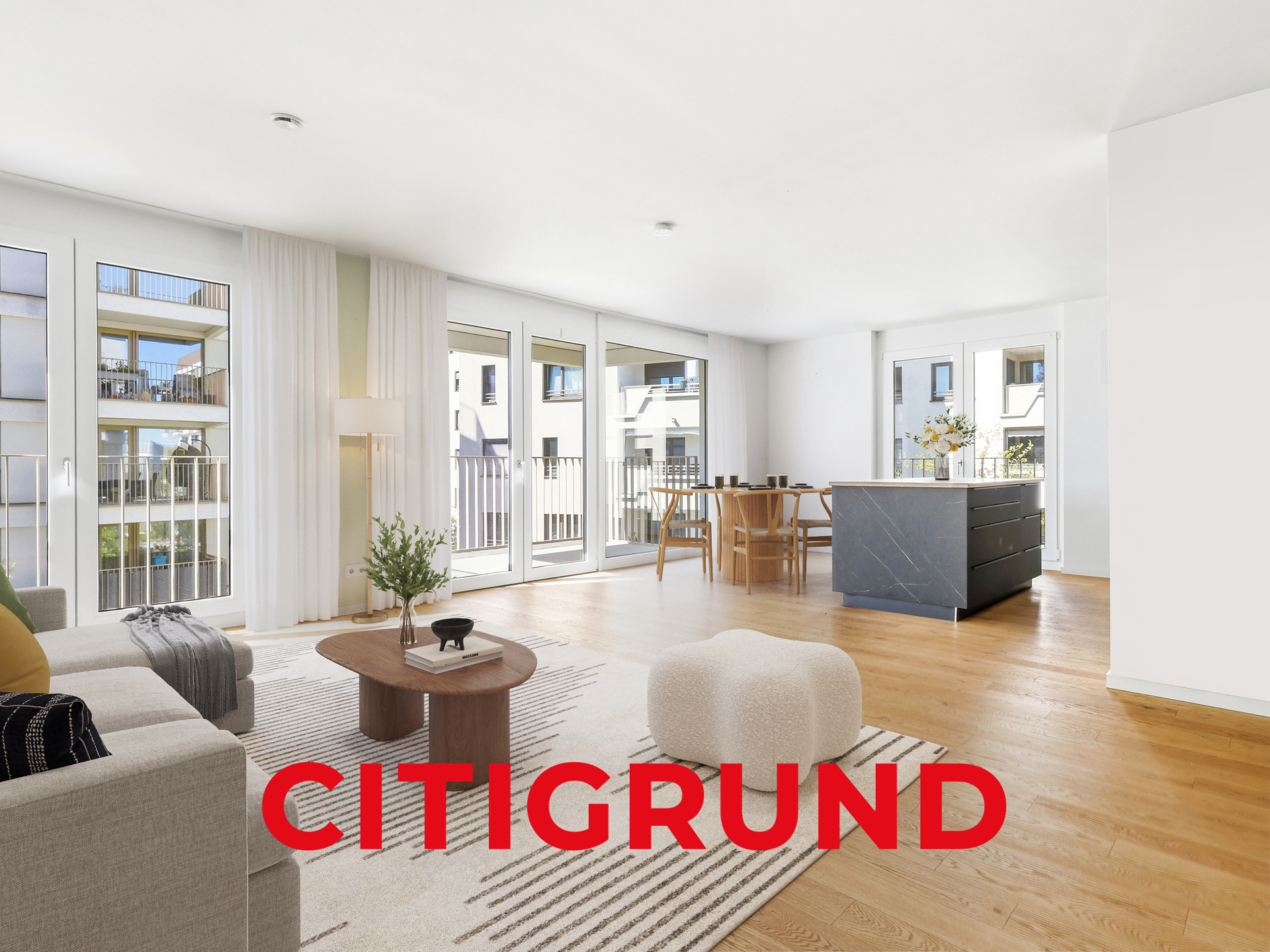 Visualisierung Wohn-/Esszimmer