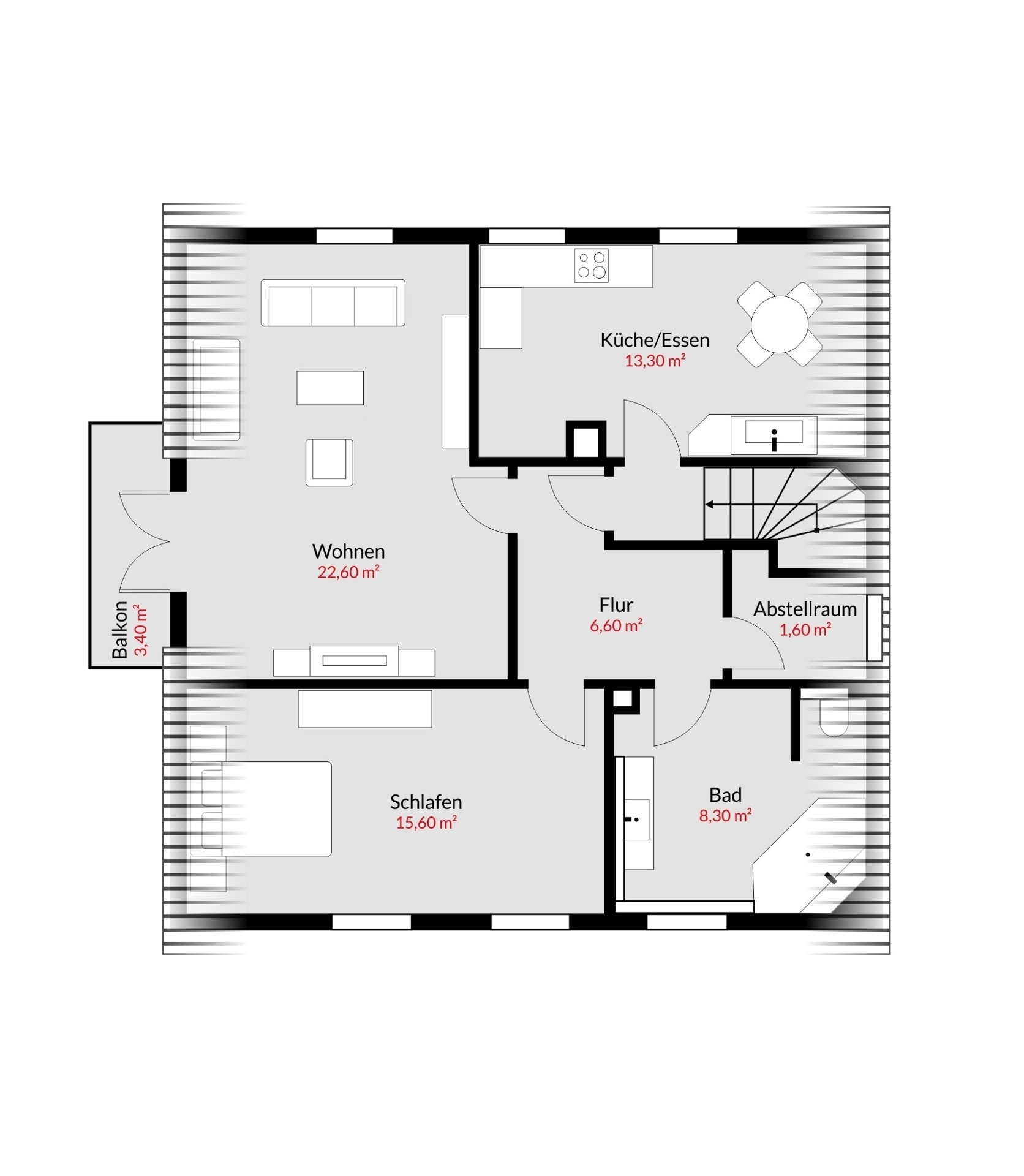 Grundriss DG 